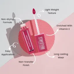 Matt Look Stayxtend Lip Mousse Enriched & Non Sticky Mallow Wine-15 - 4 ml image 4
