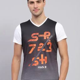 Rock.It Black Regular Fit Printed T-Shirt-picture-34