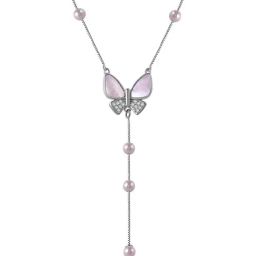 Rihi by P.C. Chandra Jewellers Drop String Butterfly Necklace For Women & Girls-picture-6