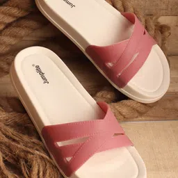 JUMPLITE Women Open Toe Flats-image-31