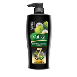 Dabur Vatika Lemon Anti-Dandruff Shampoo & Amla Long & Black Shampoo - 640ml Each image 2