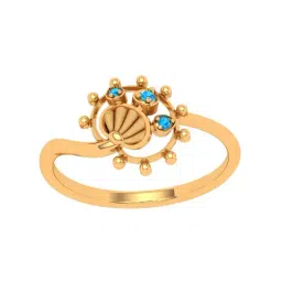 P.C. Chandra Jewellers 14k Gold Lustrous Finger Casual Ring for Women-image-17