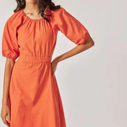 The Label Life Orange A Line Dress-image-81