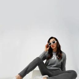 Only Grey Blended Skinny Fit High Rise Jeans-image-77