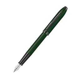Cross TOWNSEND Polished Black Matte Green Fountain Pen (Black), AT0046-63MS-image-98