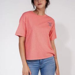 American Eagle Outfitters Peach Cotton T-Shirt-picture-11