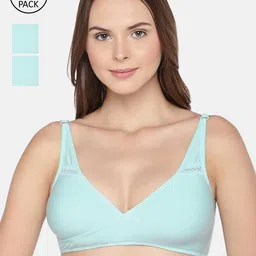 Inner Sense Organic Cotton Antimicrobial Sustainable Sleeping/Feeding Bra(Pack of 3) IMBC007C_7C-image-67