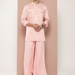 See Designs Solid Pathani Kurta with Pyjamas-picture-52