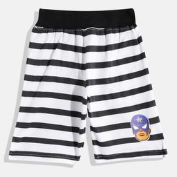 Eteenz Boys Premium Cotton Striped Regular Shorts-image-79