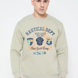 Duke Beige Regular fit Printed Sweatshirt-picture-10