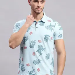 Monte Carlo Sky Regular Fit Printed Polo T-Shirt-picture-10