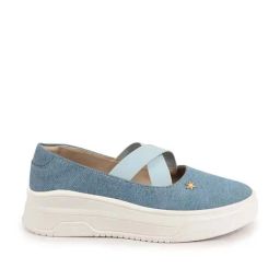 Fausto Women's Sky Blue Wedge Pumps-image-18