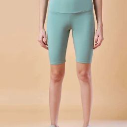 Color Capital Green Fitted Sports Shorts-image-50