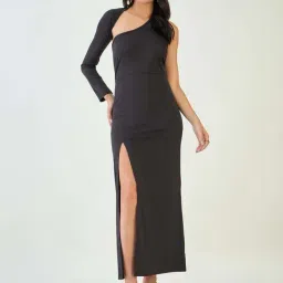Color Capital Black Regular Fit Dress-image-96