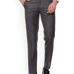Louis Philippe Men Grey Formal Trousers-image-114