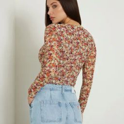 Guess Multi Print Full Sleeves Tops image 2