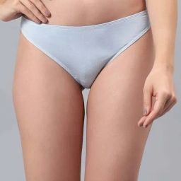 La Intimo Light Blue Comfort Fit Panties-image-62