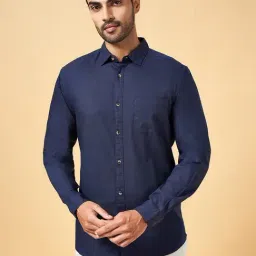 Byford by Pantaloons Navy Slim Fit Shirt-picture-31