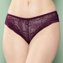 Leading Lady Wine Lace Bikini Panty-image-73