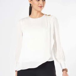 Annabelle by Pantaloons White Plain Top-picture-17