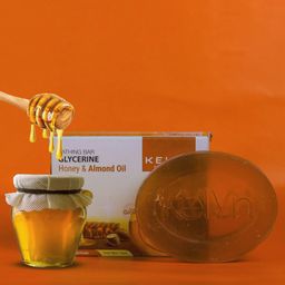 KELYN  Set of 4 Glycerine Honey & Almond Oil Bathing Soap - 75g Each-17