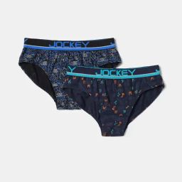 Jockey Boys Multicolor Cotton Printed Briefs - Pack of 2-image-41
