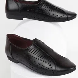 FAUSTO Men Black Laser Cut Design Mojaris-image-53