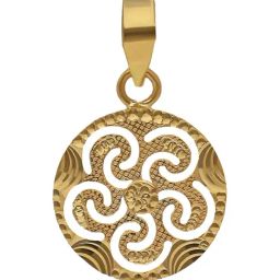 Malabar Gold and Diamonds 22k (916) BIS Hallmark Yellow Gold Pendant For Women-picture-26
