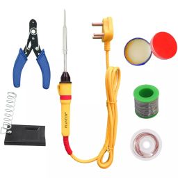 PLANTUM Combo Type 6 Beginner Pack Soldering Iron Kit 25 W Simple (Flat Tip)-35