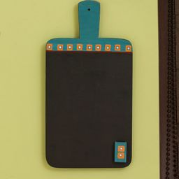 ExclusiveLane Turquoise Blue Colourblocked Handpainted Kitchen Wooden Chalkboard-image-45
