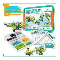 makerzoid 200-in-1 Programmable Robotics Kit DIY Robotics Kit With 200+ ProjectsSTEM Learning Robot Kit For Kids Programmable Robot Kit Build the Future, One Robot at a Time - RS7135makerzoid 200-in-1 Programmable Robotics Kit DIY Robotics Kit With 200+ ProjectsSTEM Learning Robot Kit For Kids Programmable Robot Kit Build the Future, One Robot at a Time - RS7135 image 1