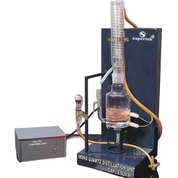 Supertek Mono Quartz Distillation Unit, Borosilicate Condenser, Power Rating 2 kW, CH14042-25B-22