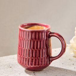 Fabindia Red Ceramic Iravat Mug-29