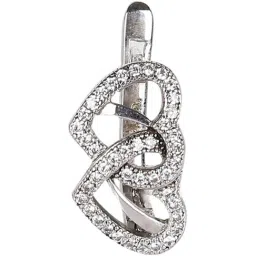 The Real Effect London 800 Silver Heart Earrings for Women-image-21
