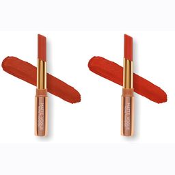 ME-ON Set of 2 Matte Vogue None-Transfer Lipsticks - Shade 15 & 17-25