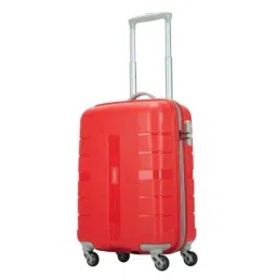 Aristocrat Nexon Fiery Red Textured Hard Cabin Trolley Bag - 38 cm image 3