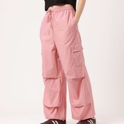 Women Indie Street, Rose-Hued Cool Cargo Trousers-image-25