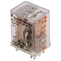TE CONNECTIVITY POWER RELAY, DPDT, 3A, 120VAC, SOCKET, R10-E1Z2-V185-0