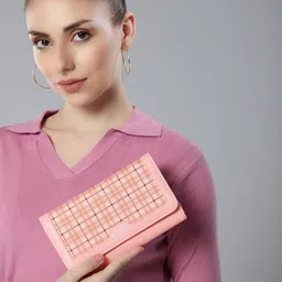 Mast & Harbour Women Checked Purse-49