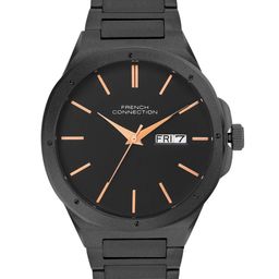 French Connection Men Dial & Stainless Steel Bracelet Style Straps Analogue Watch FCH04BM-75
