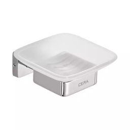 CERA Bold Stainless Steel Wall Mount Soap Dish Glass Chrome Plated, F5013116CH-image-24