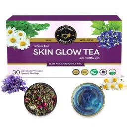 TEACURRY Skin Glow Tea Helps in Skin Nourishment and Detoxification (1 Month Pack,30 Tea Bags)-image-21
