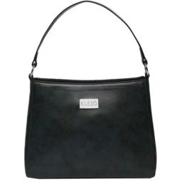 KLEIO Dark Green Solid Medium Hobo Handbag-6