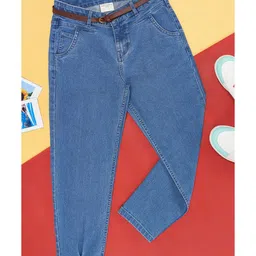 Pantaloons Junior Solid Jeans - Blue-picture-15