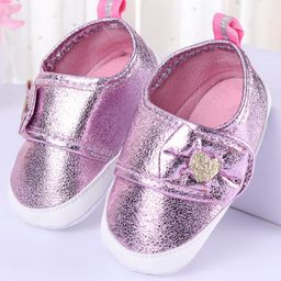 Cute Walk by Babyhug Foil Textured & Bow Applique Booties - Pink-image-16
