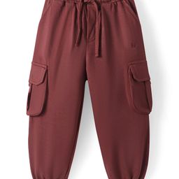 Honeyhap Premium 100% Cotton Knit Full Length Solid Color Lounge Pant with Bio Finish - Cinnamon-image-89