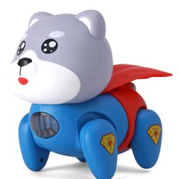 Kiddy Buddy Musical Walking Super Dog with Light Toy - Blue-17