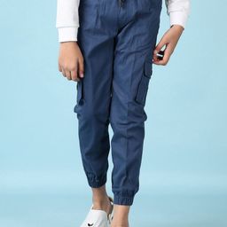V-Mart Boys Cotton Regular Fit Cargos Trousers-image-32