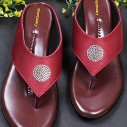 DressBerry Women Embellished Slip-On T-Strap Flats-image-54