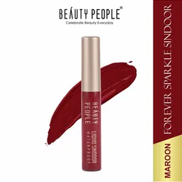 Beauty People Forever Sparkle Sindoor With Saffron & Sandalwood 12ml -Mehroon-33